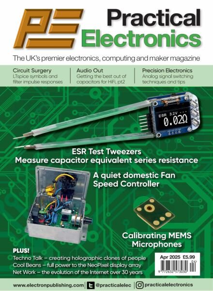 Practical Electronics – April 2025 Cover