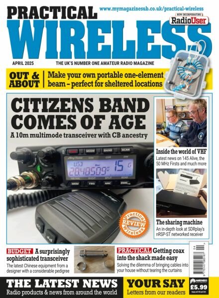 Practical Wireless – April 2025 Cover