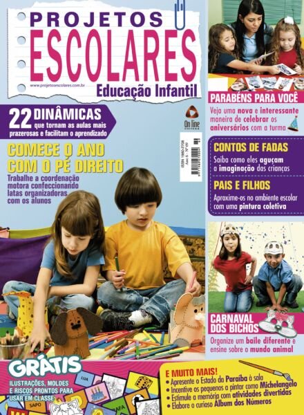 Projetos Escolares Educacao Infantil – Marco 2025 Cover