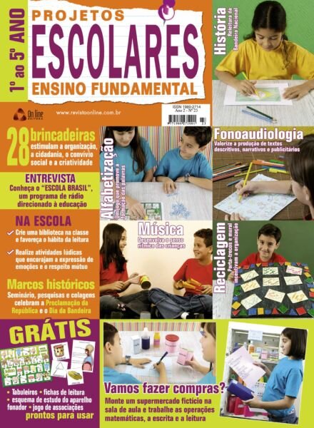 Projetos Escolares Ensino Fundamental – 25 Fevereiro 2025 Cover