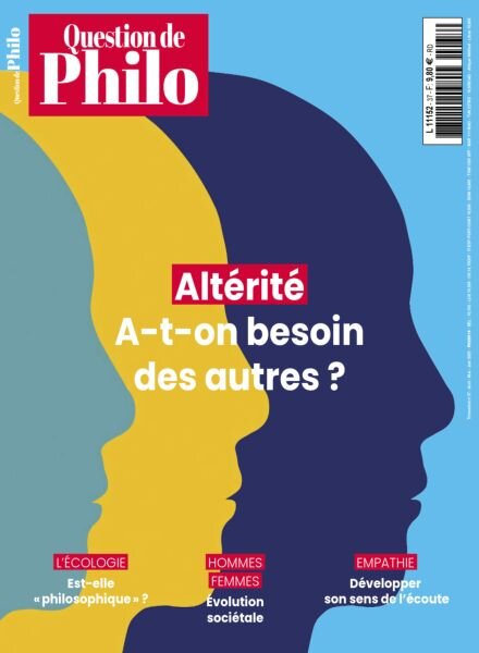 Question de Philo – Avril-Mai-Juin 2025 Cover