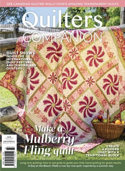 Quilters Companion – Issue 132 2025 Cover