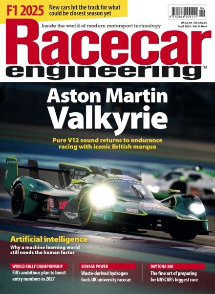 Racecar Engineering – April 2025 Cover