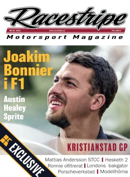 Racestripe Magazine – Mars 2025 Cover