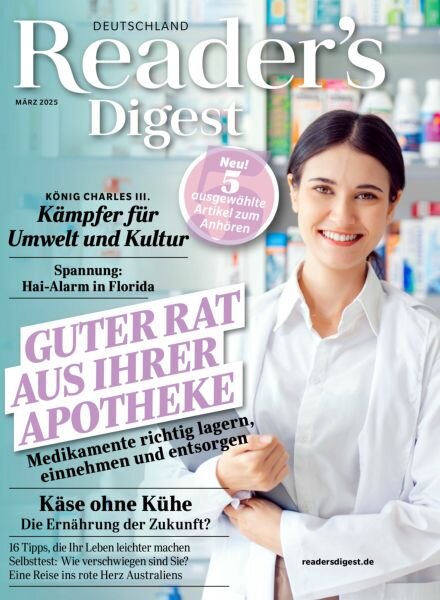 Reader’s Digest Germany – Marz 2025 Cover