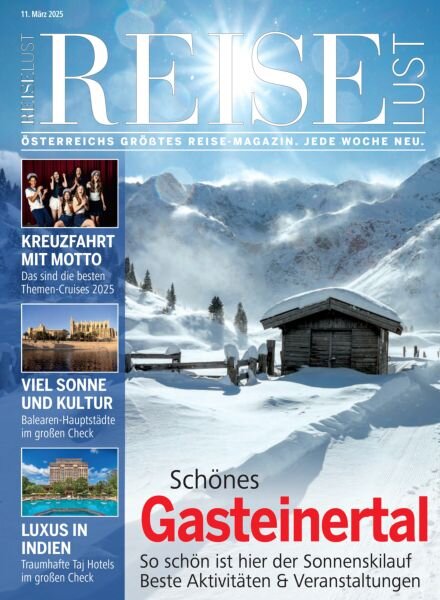 Reiselust – 11 Marz 2025 Cover