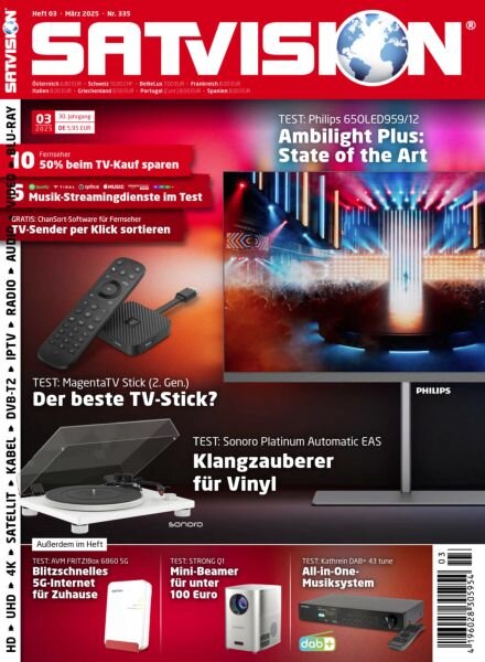 Satvision – Marz 2025 Cover
