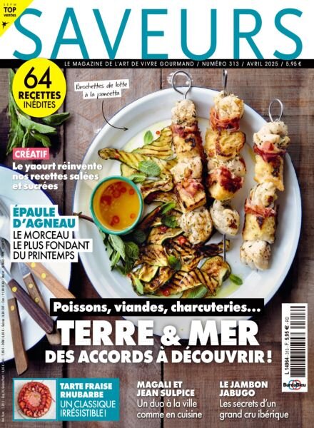 Saveurs France – Avril 2025 Cover