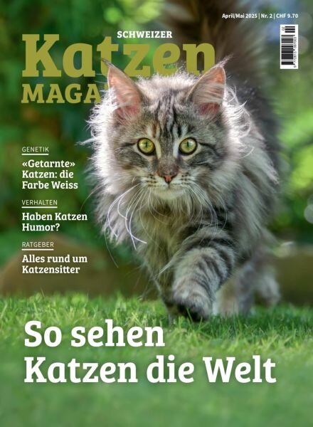 Schweizer Katzen Magazin – April-Mai 2025 Cover