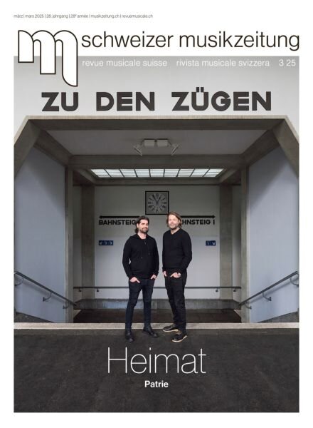 Schweizer Musikzeitung – Marz 2025 Cover
