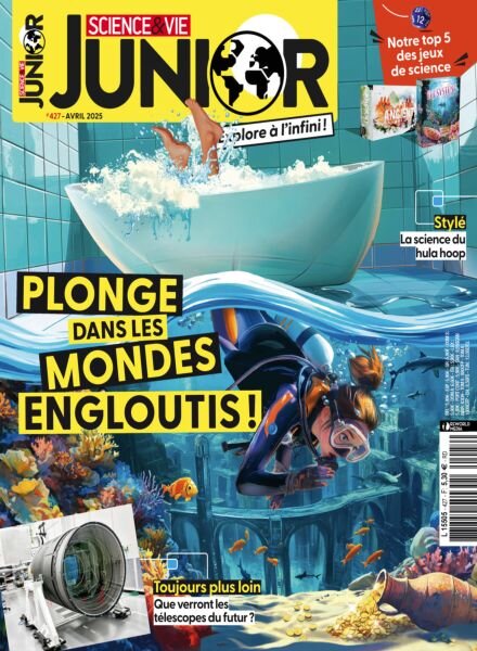 Science & Vie Junior – Avril 2025 Cover