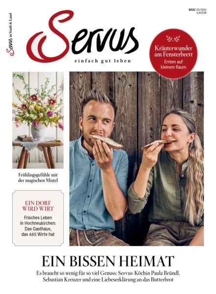 Servus Austria – Marz 2025 Cover