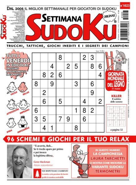 Settimana Sudoku – 21 Marzo 2025 Cover