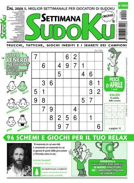 Settimana Sudoku – 28 Marzo 2025 Cover