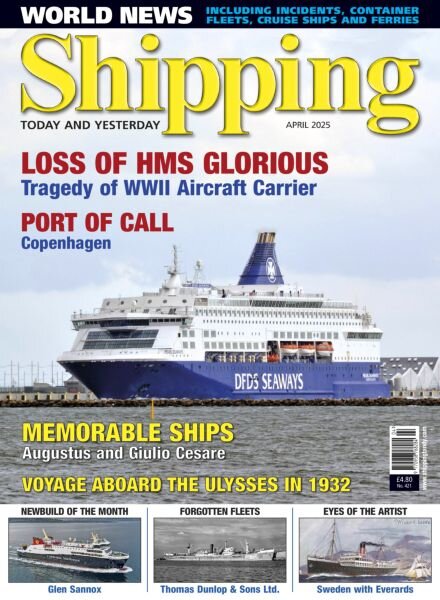Shipping Today & Yesterday – April 2025 Cover