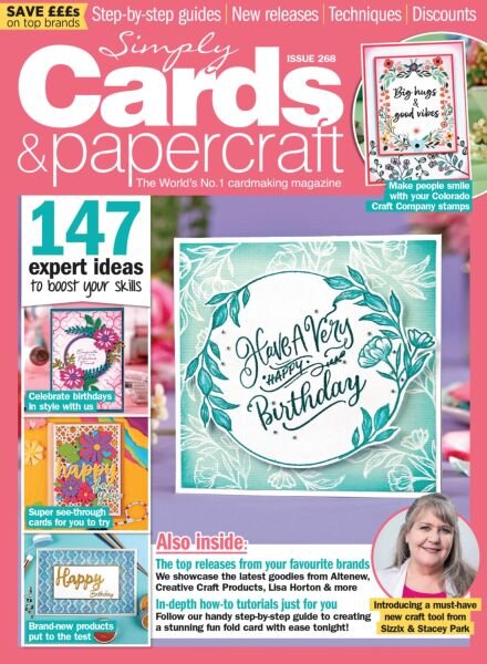 Simply Cards & Papercraft – Issue 268 2025 Cover