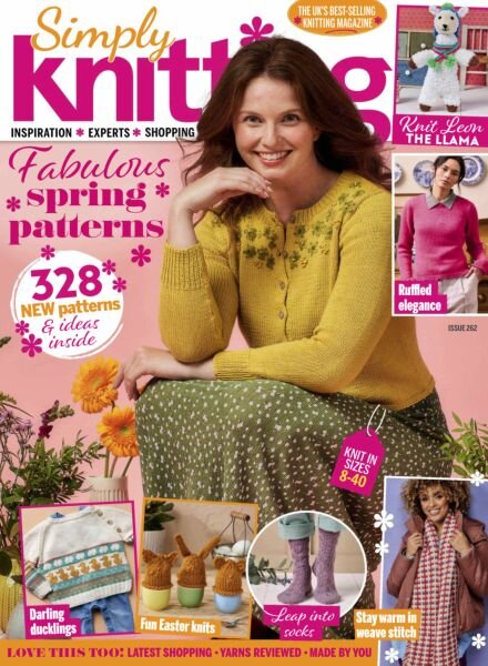 Simply Knitting – April 2025 Cover