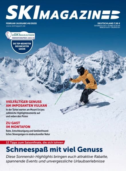 SkiMAGAZIN – Marz-April 2025 Cover