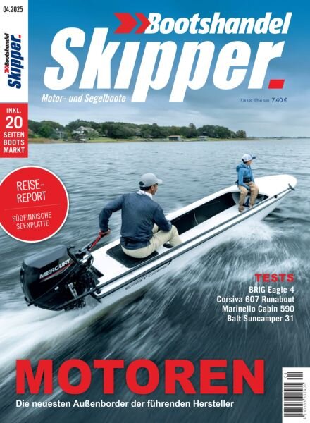 Skipper Bootshandel – April 2025 Cover