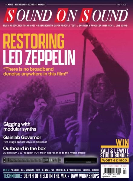 Sound On Sound UK – April 2025 Cover