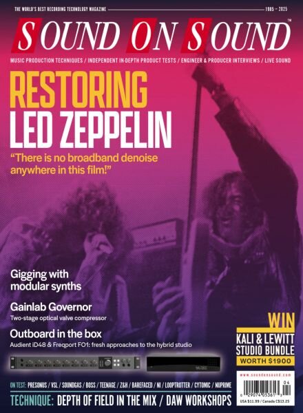 Sound On Sound USA – April 2025 Cover