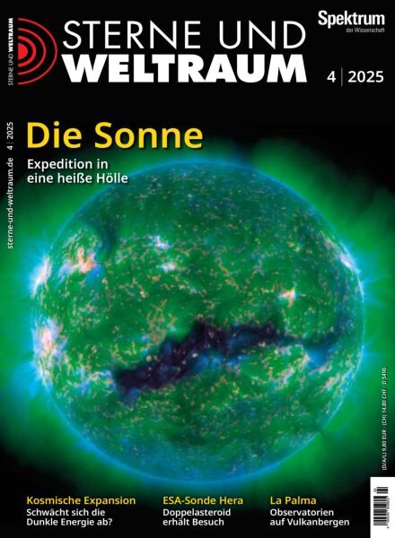Spektrum Sterne und Weltraum – April 2025 Cover