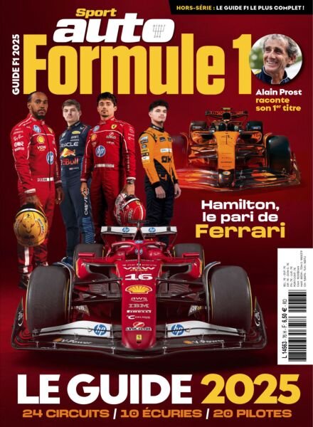 Sport Auto France – Hors-Serie N 76 – Guide F1 2025 Cover