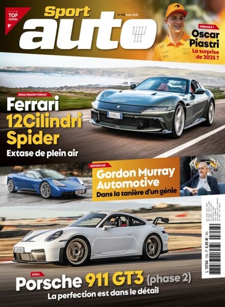 Sport Auto France – Mars 2025 Cover