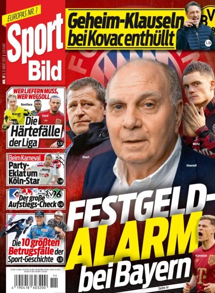 Sport Bild – 12 Marz 2025 Cover