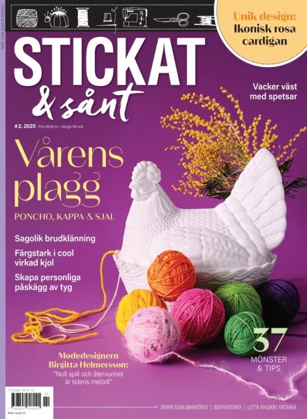 Stickat & Sant – Mars 2025 Cover