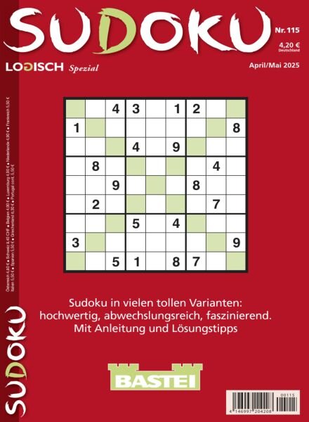 Sudoku Logisch Spezial – N 115 2025 Cover