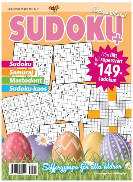 Sudoku+ – Mars 2025 Cover