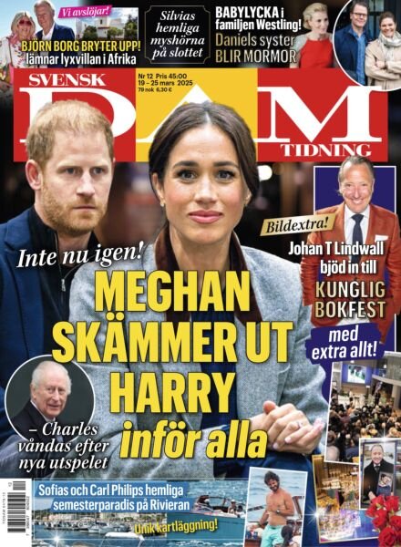 Svensk Damtidning – 19 Mars 2025 Cover