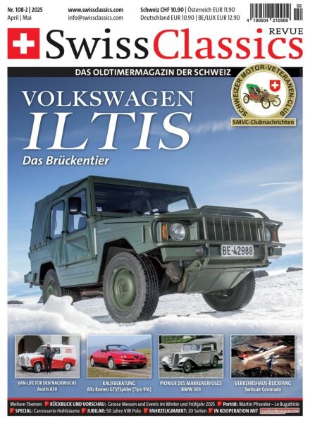 SwissClassics Revue – April-Mai 2025 Cover
