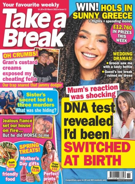 Take a Break Weekly – 13 March 2025 Cover