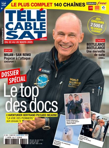 Telecable Sat Hebdo – 17 Mars 2025 Cover