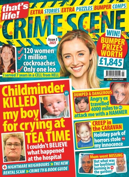 That’s Life Crime Scene – Issue 36 2025 Cover