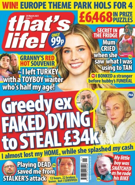 that’s life! UK – 13 March 2025 Cover