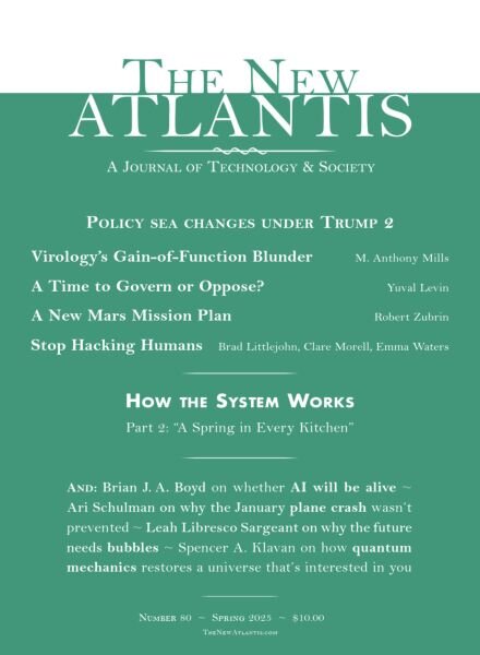 The New Atlantis – Spring 2025 Cover