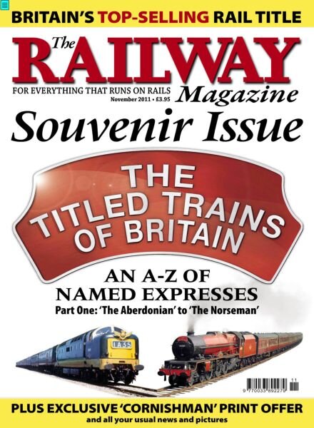 The Railway Magazine – November 2011 Cover