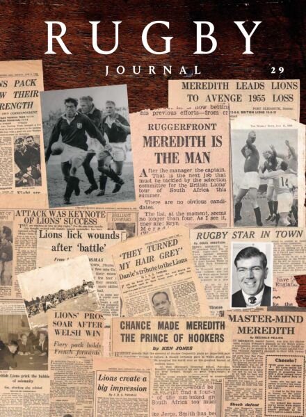 The Rugby Journal – Issue 29 2025 Cover