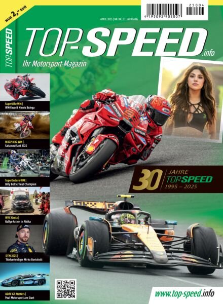 Top-Speed – April 2025 Cover