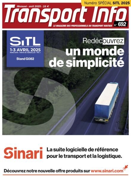 Transport Info – Avril 2025 Cover