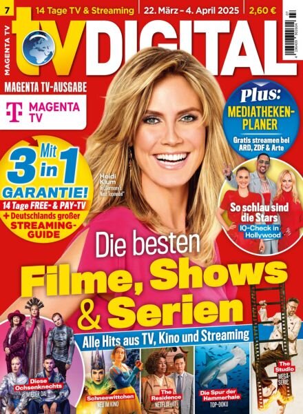 TV Digital Entertain – 14 Marz 2025 Cover