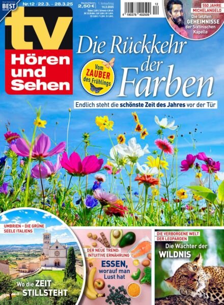 TV Horen und Sehen – 14 Marz 2025 Cover