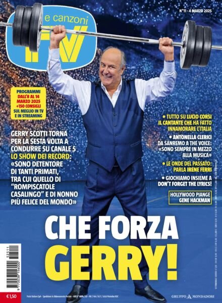 TV Sorrisi e Canzoni – 4 Marzo 2025 Cover