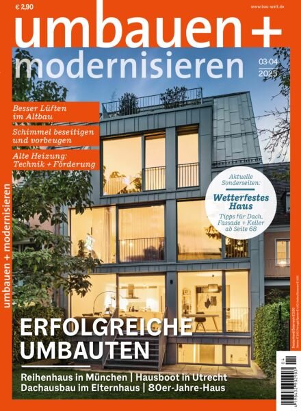 Umbauen + Modernisieren – Marz-April 2025 Cover