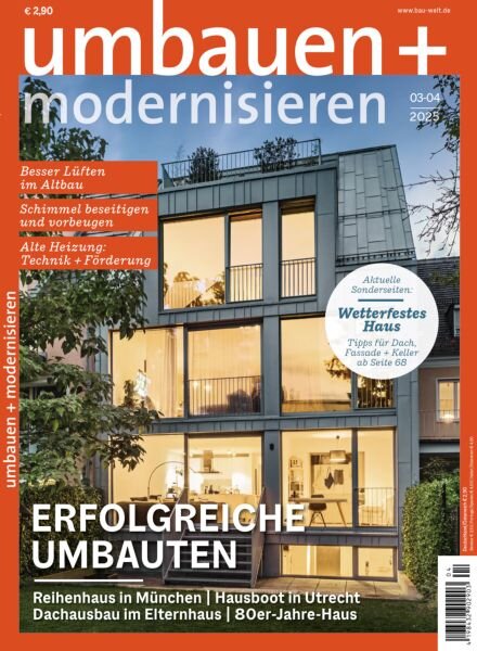 Umbauen und Modernisieren – Marz-April 2025 Cover