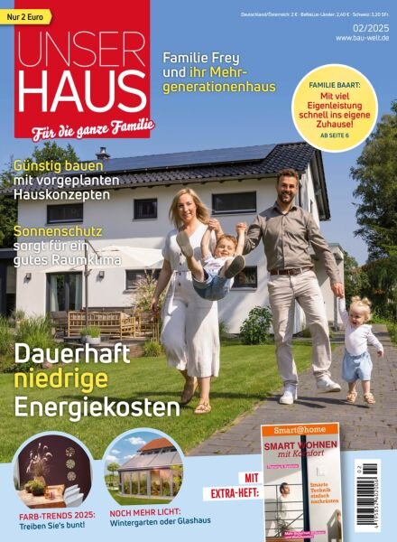Unser Haus – Ausgabe 2 2025 Cover
