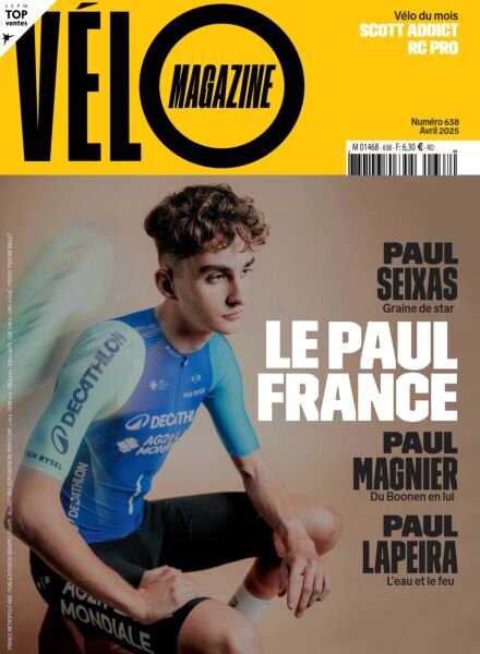 Velo Magazine – Avril 2025 Cover